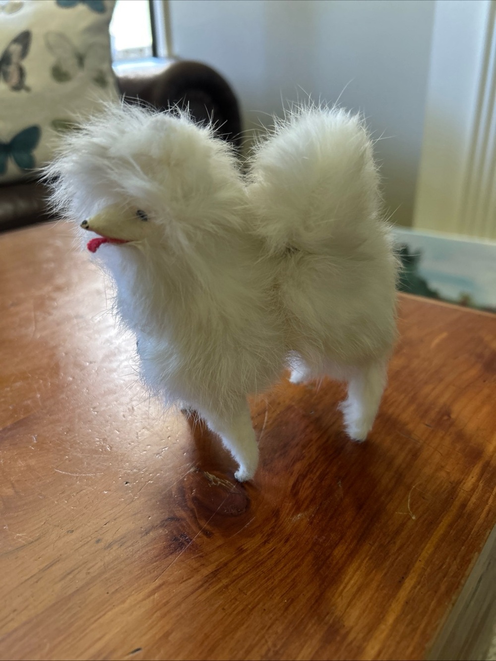 SPITZ SAMOYED BRU KESTNER JUMEAU BLEUETTE SALON DOG FASHION DOLL GERMANY 7"